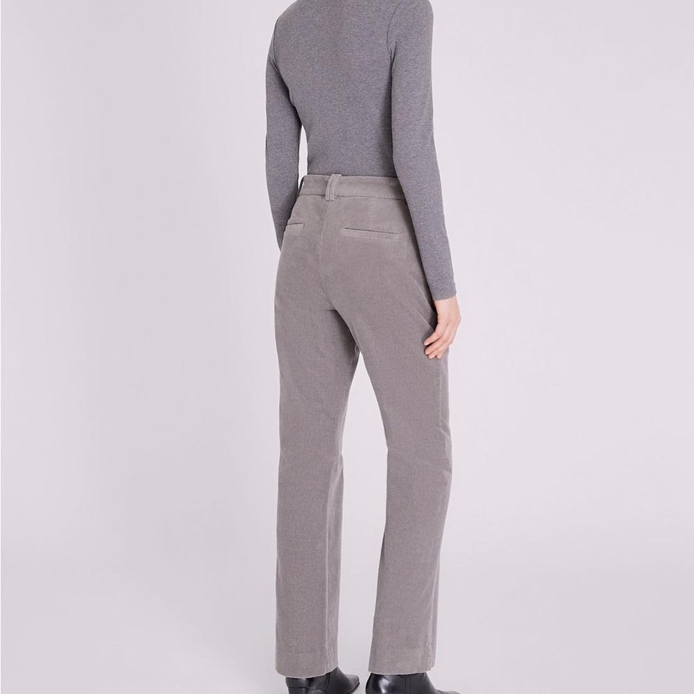 CLUB MONACO Light Grey Cords Straight Leg Corduroy Pants